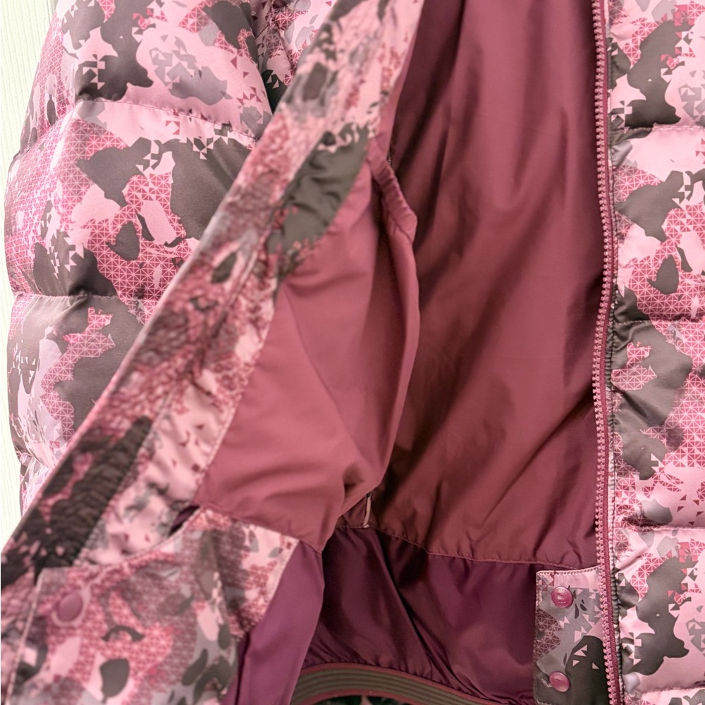 The North Face Destiny 550 Fill Down Novelty Snow Jacket Womens M Purple Winter - Picture 6 of 6